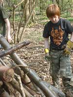 Making a Debris Shelter