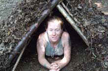 building woodland shelters