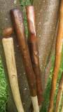Hiking Staff or Foraging Crook making day